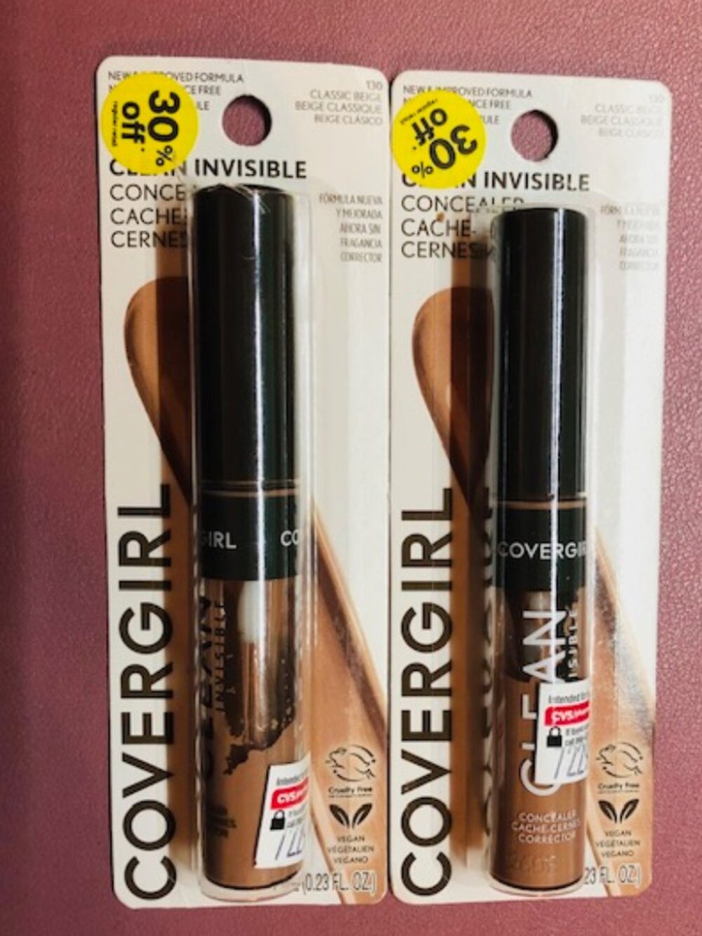 2 - Covergirl Clean Invisible Concealer